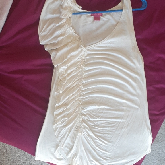 Sleeveless off white top - Picture 4 of 5